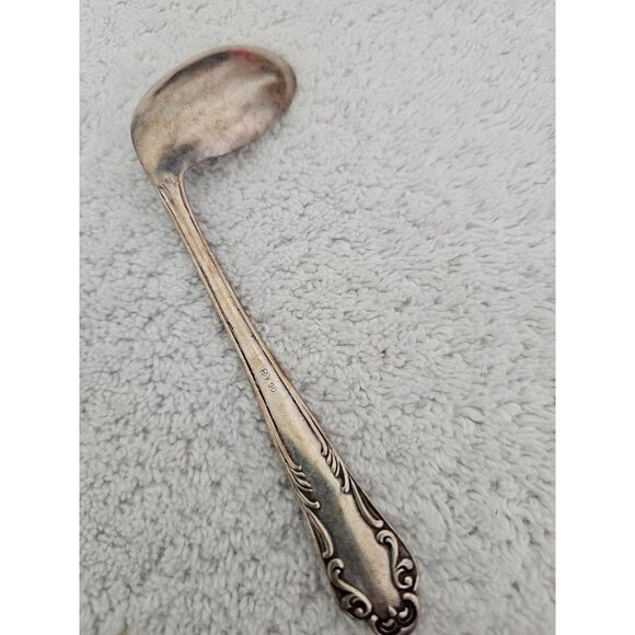 Unbranded Other - Vintage Silver-Plated Spoon with Ornate Handle Design 6 Inches Long
